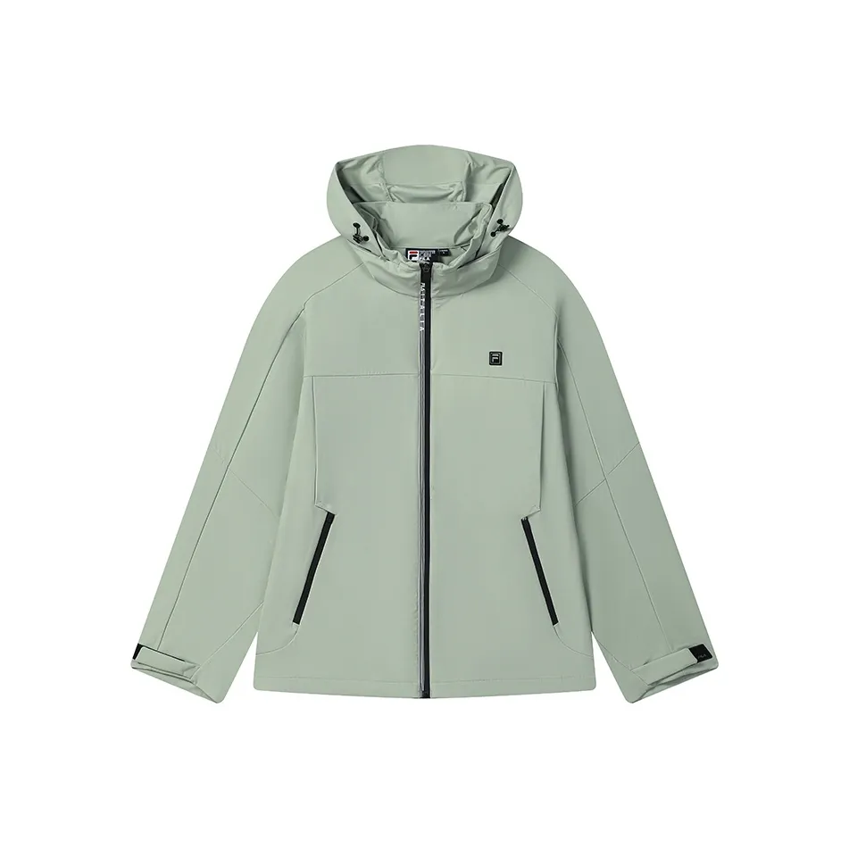 FILA Белый Изумрудно-Зеленый Мужские Куртки