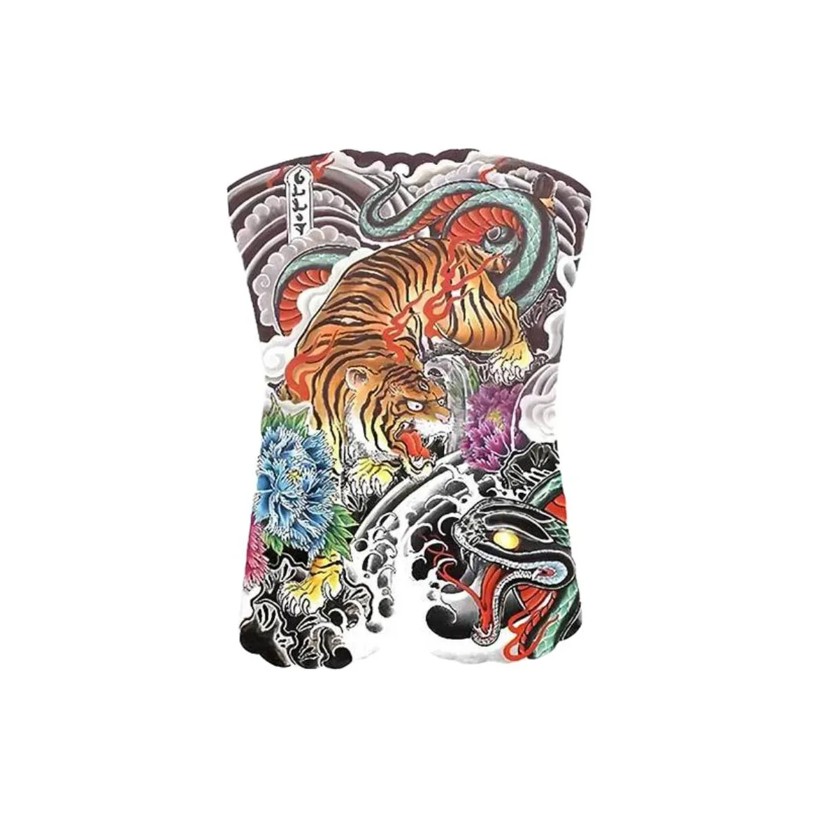 LIEJI Гора Монстр Многоцветный Tattoo Наклейка