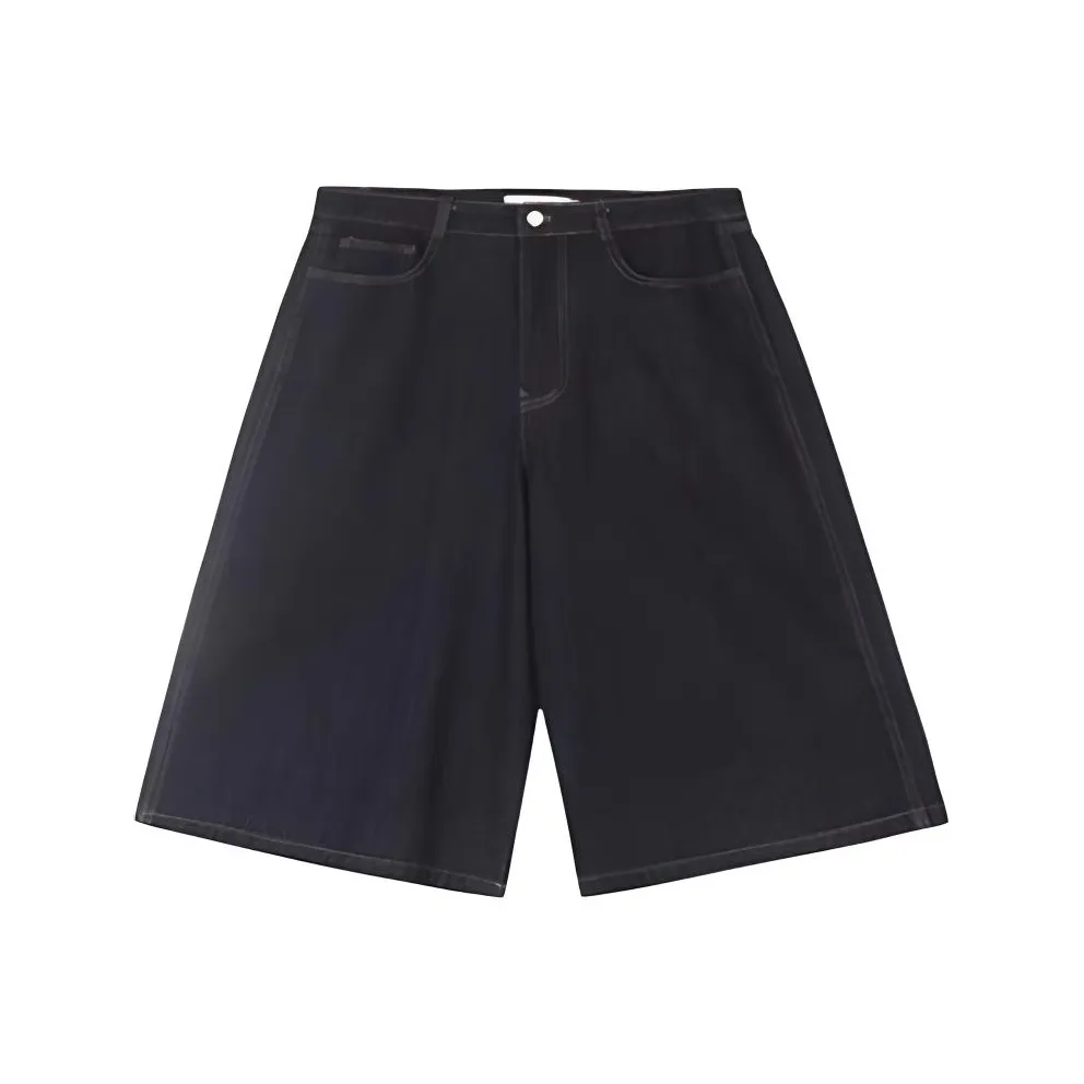 ACJL Прямой крой Свободный крой Утягивающий HIGH RISE Повседневный Широкие штаны Капри Женские