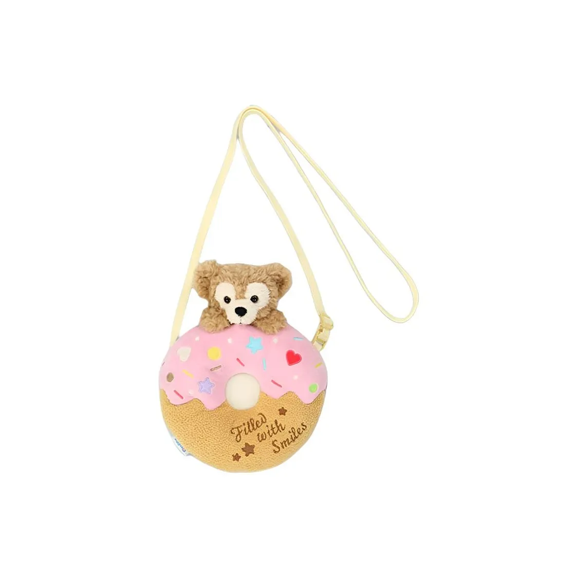 Disney Полиэстер Сумка через плечо Стандартная Женская Коричневая и Розовая