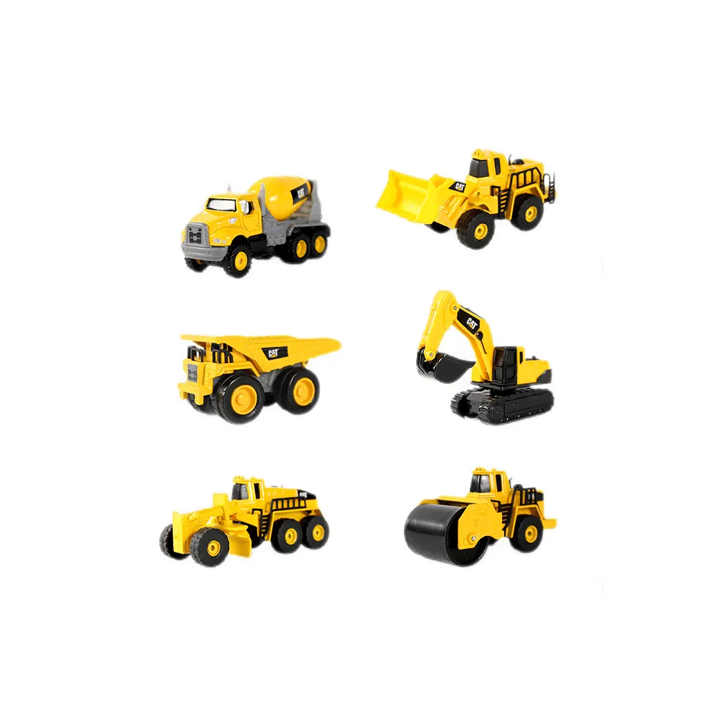 CAT Экскаваторы Сплав Строительство Транспортные Средства с Баками для Смешивания Игрушки