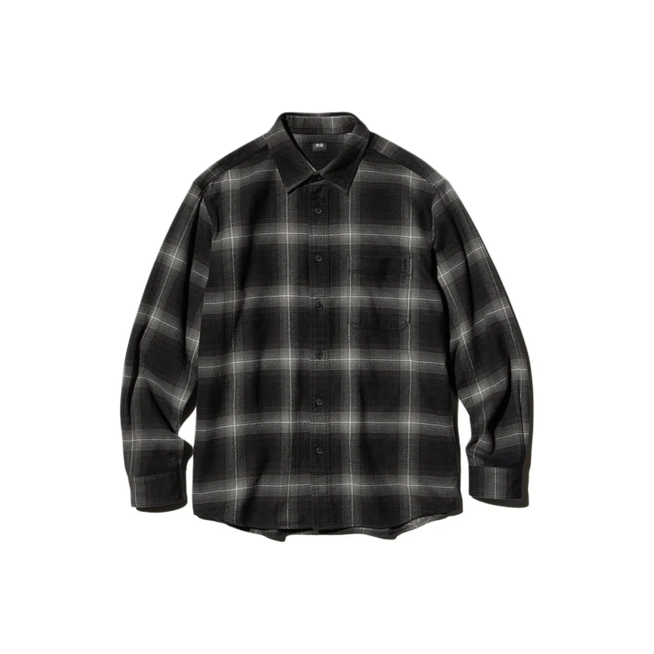 UNIQLO Черные Унисекс Рубашки