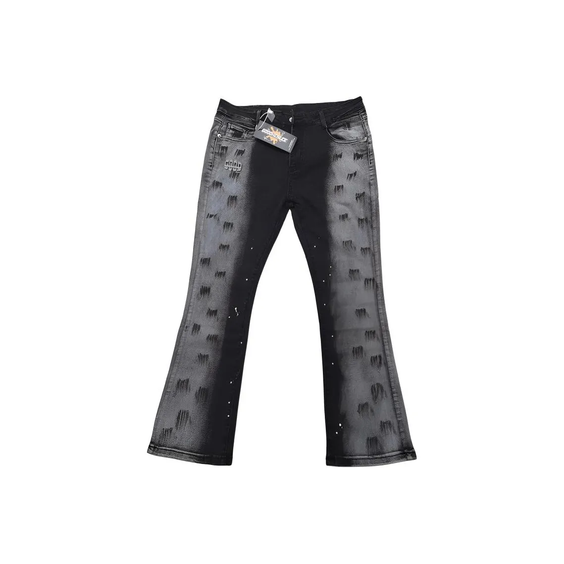 GOODHENLCE Черные ✯✯✯✯✯ Унисекс Джинсы