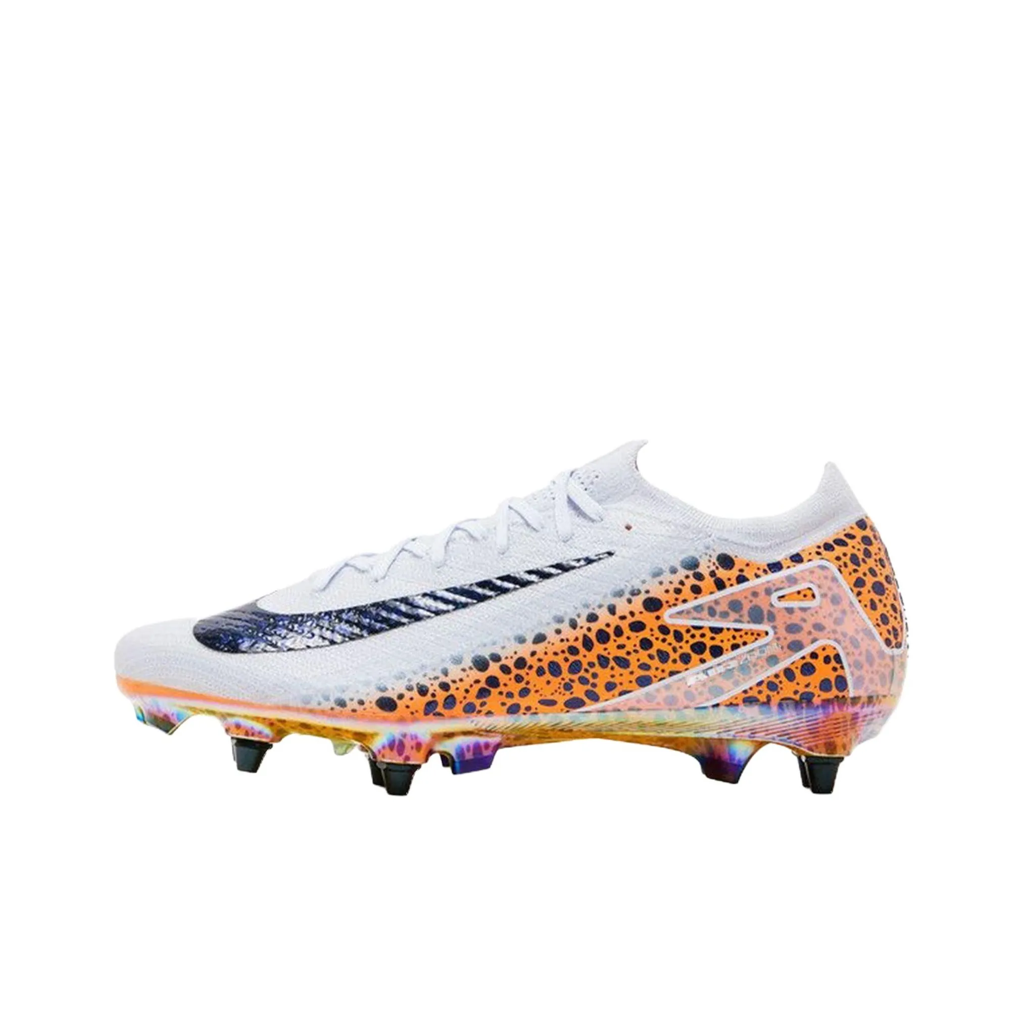 Nike Mercurial Vapor 16 Elite SG Мягкая трава Устойчивые к абразиву футбольные бутсы Мужские Белый Оранжевый