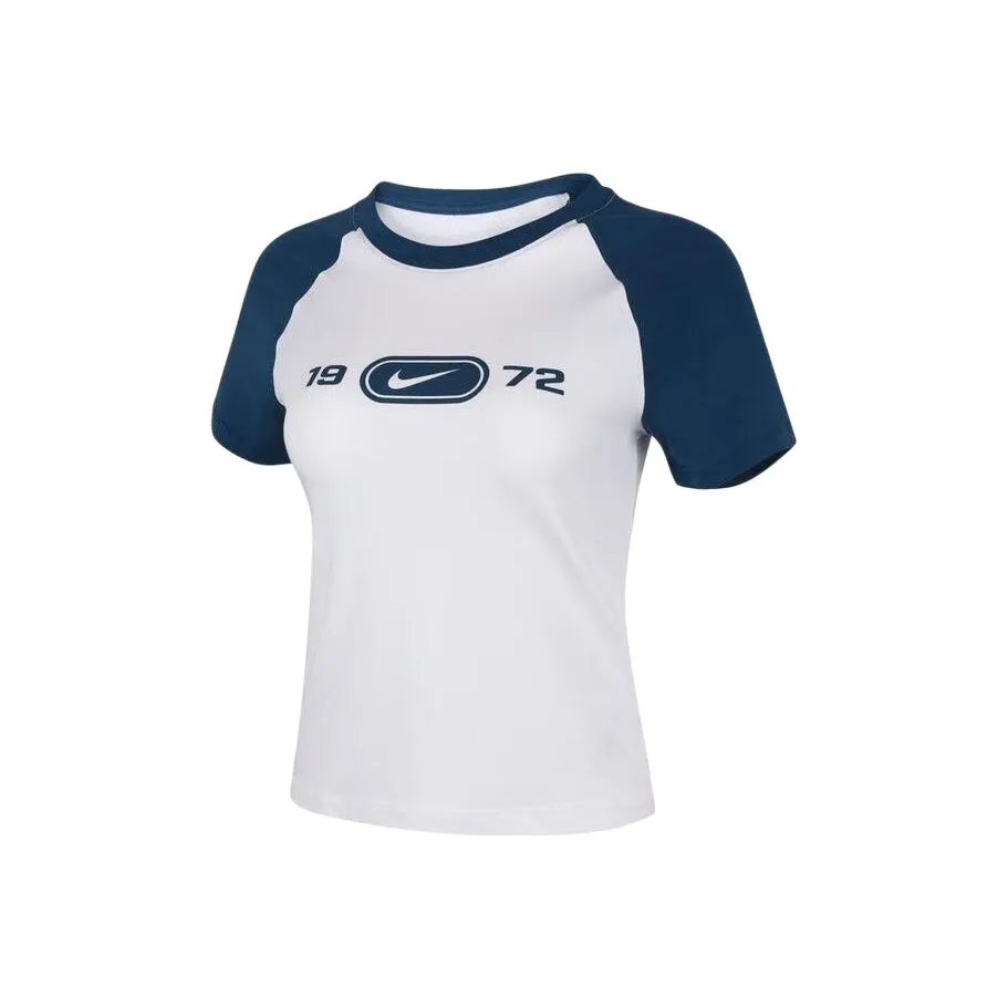 Nike 1972 Рукав реглан T-рубашка Женская