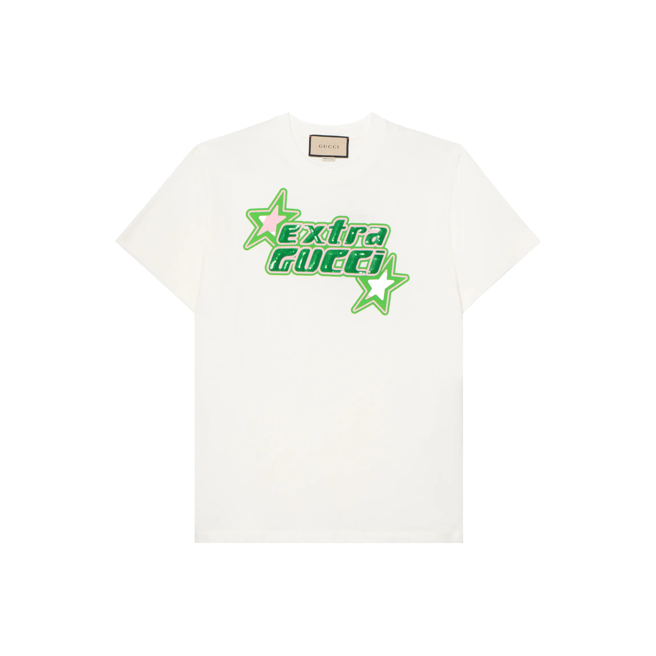 GUCCI Sequin logo T shirt
