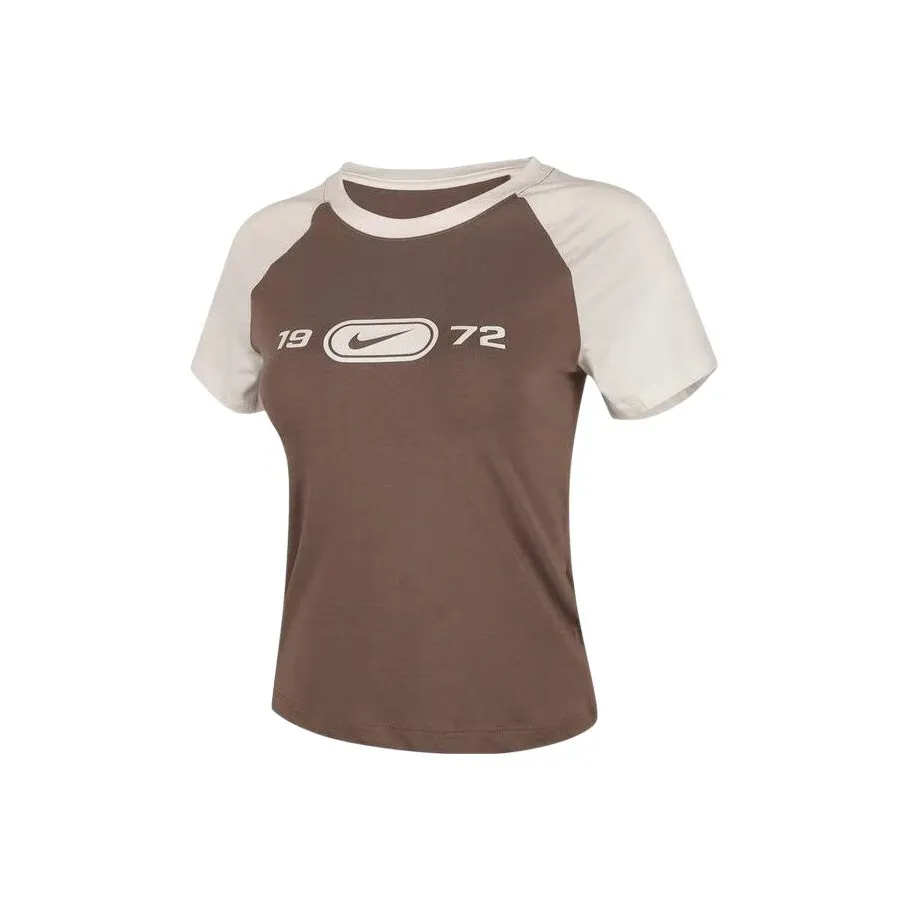 Nike 1972 Рукав реглан T-рубашка Женская