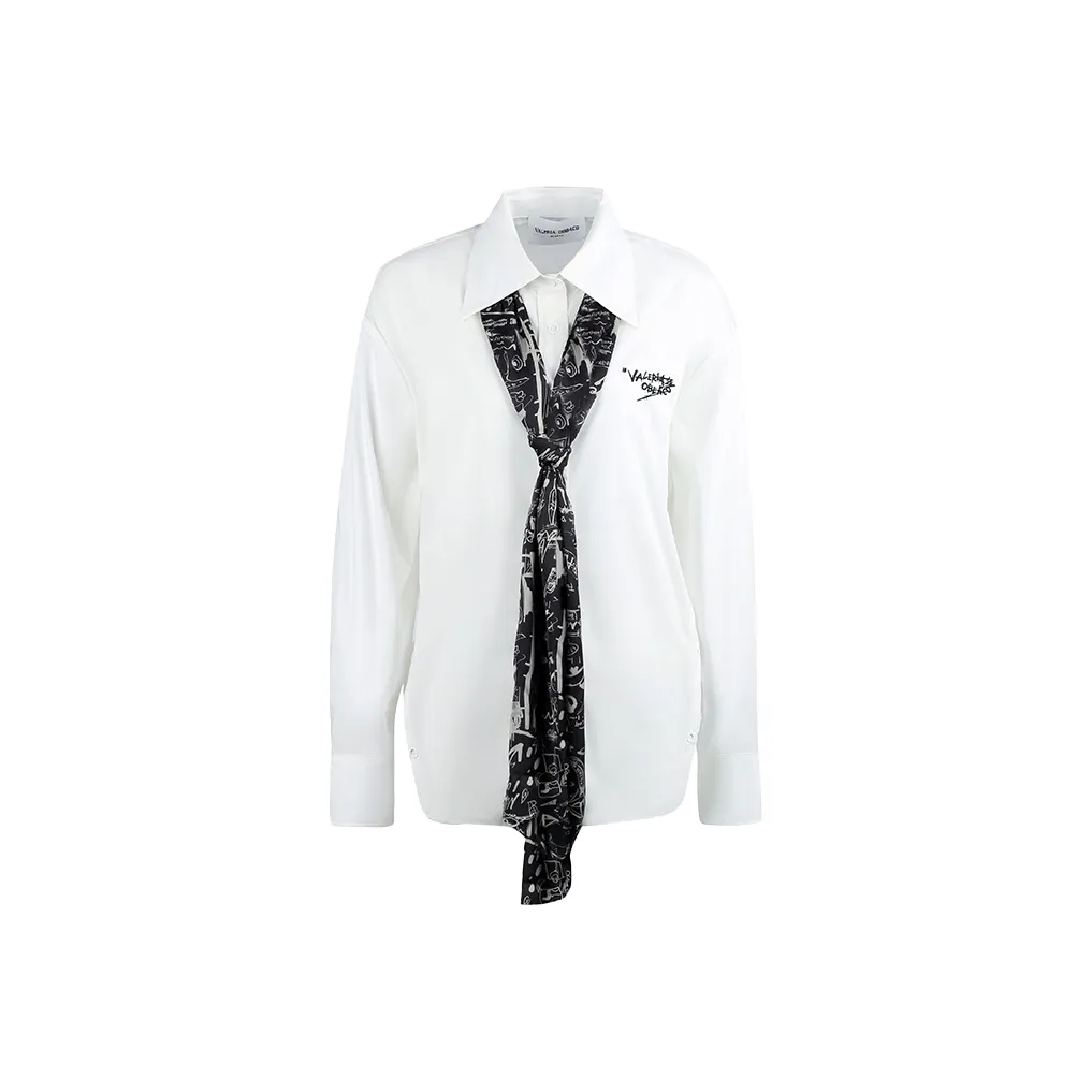 Valeria Obbaco Рубашка Унисекс Белый