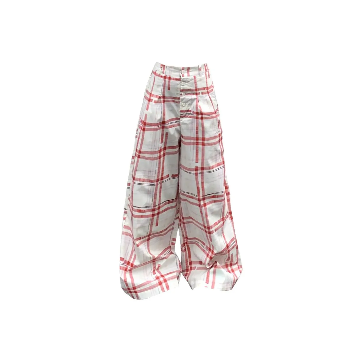 FLIM Красная клетка Женские Повседневные брюки