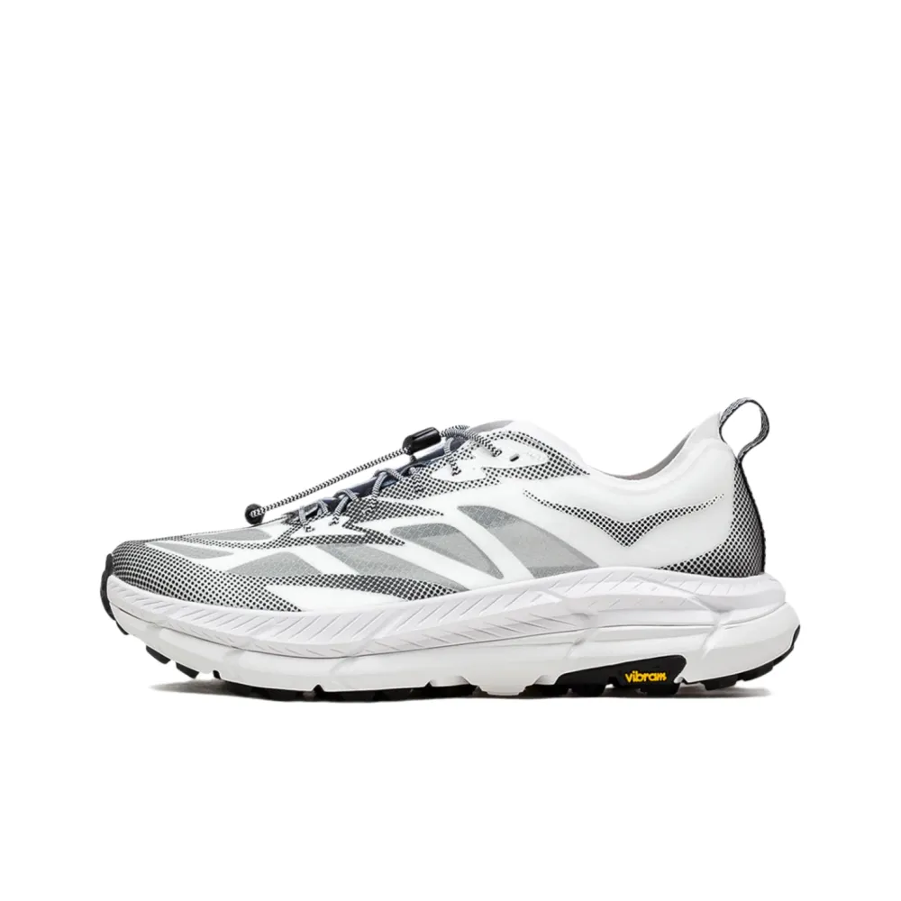 HOKA ONE ONE Mafate Speed 4 Устойчивый к истиранию Низкий Топ Уличная обувь Унисекс Розовый