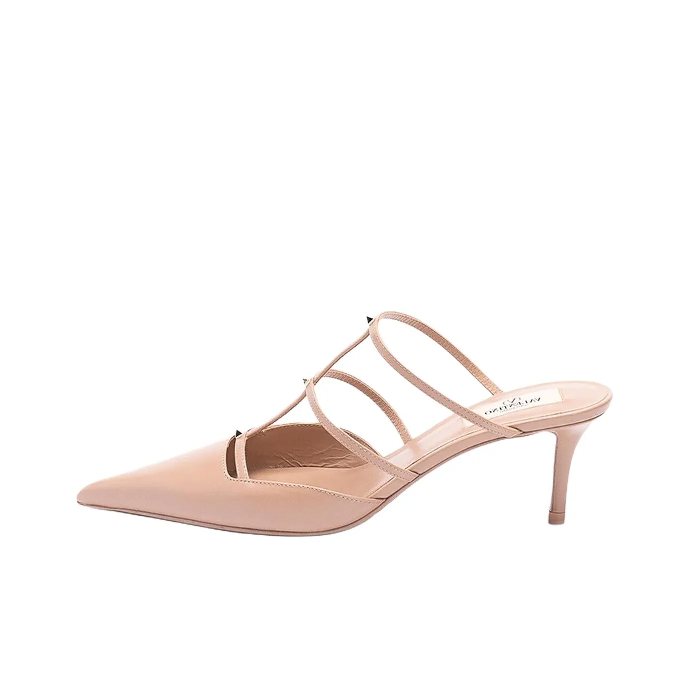 Valentino Garavani Rockstud Pointed Toe Caged Mules Women's