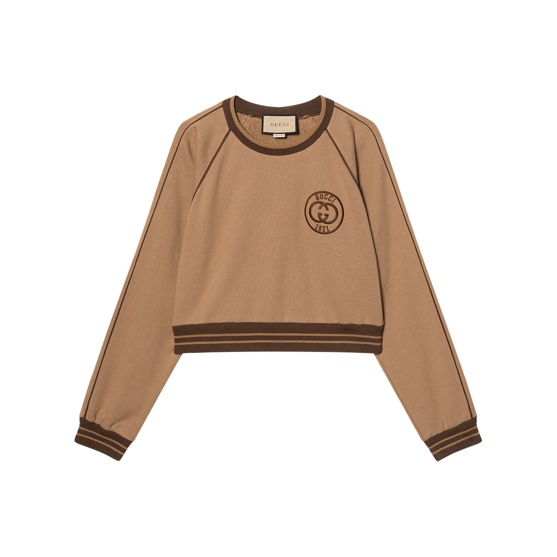 GUCCI SS23 Толстовка Женская Темно-Бежевый