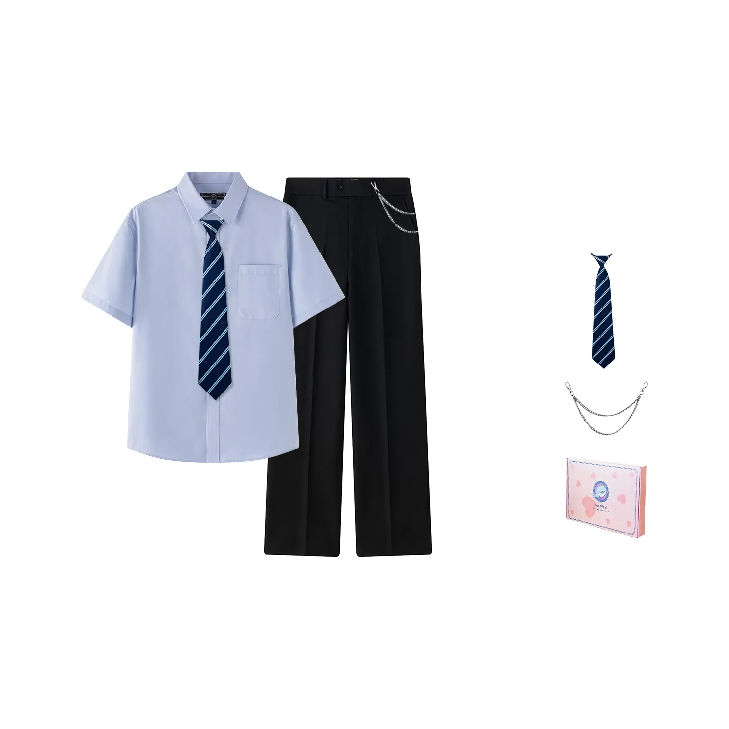 Синий+Черный Tokyo Season DK UNIFORM Одежда Комплекты Лето Унисекс