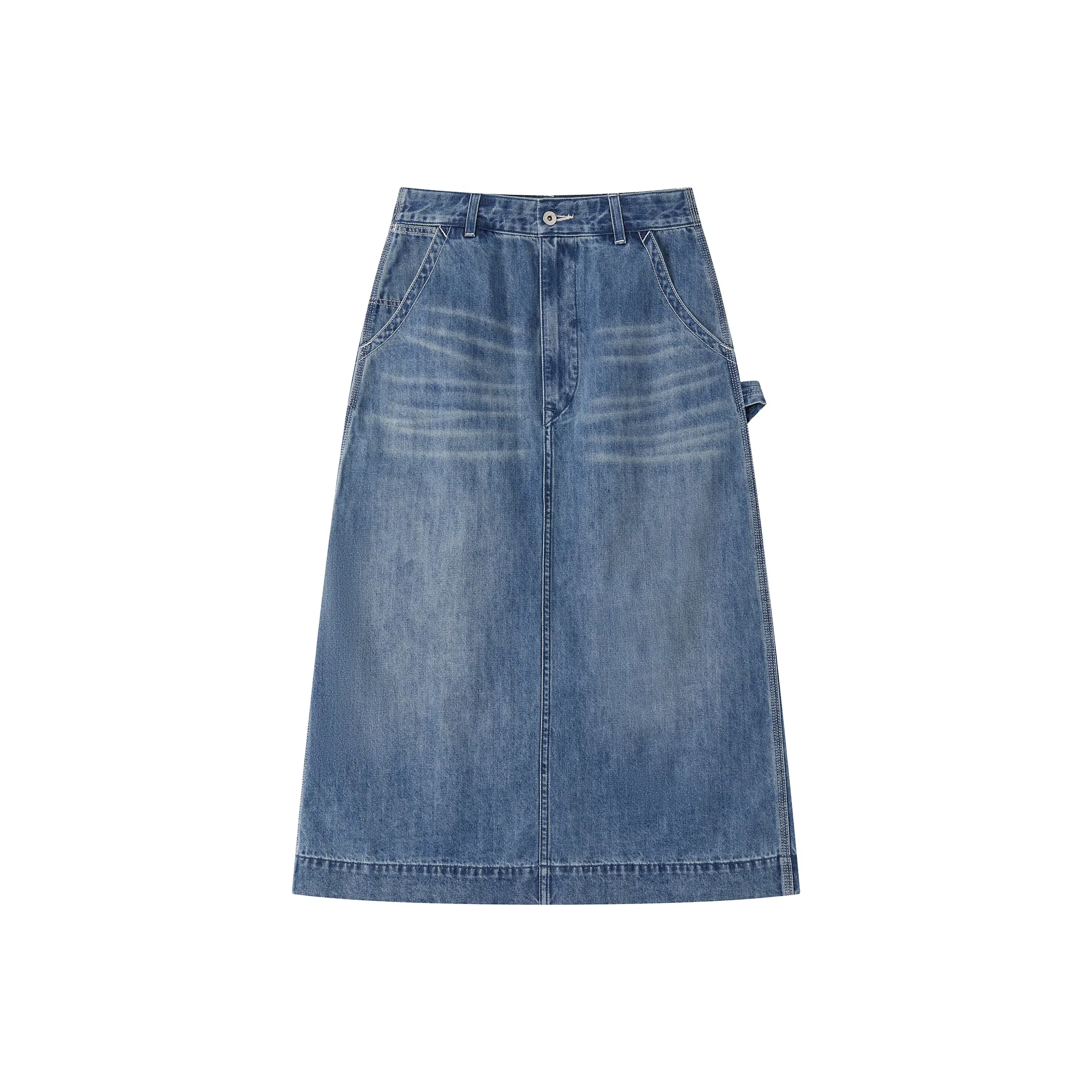 DE Mincollection Denim Long Skirt Women's