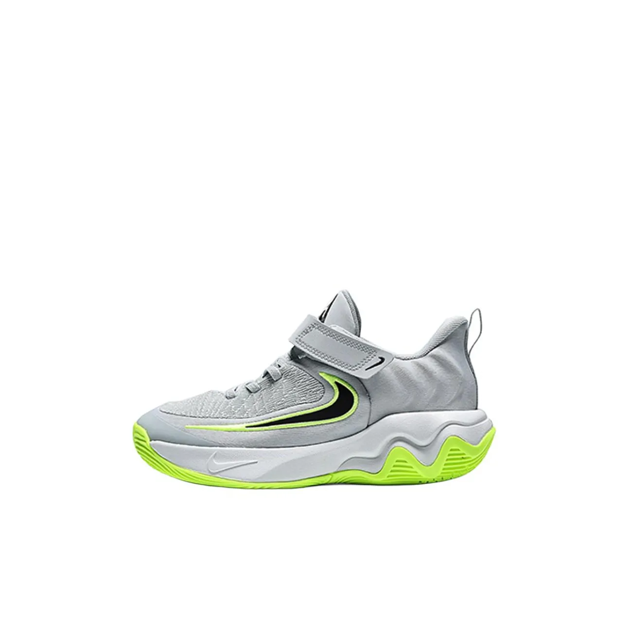 Nike Giannis Immortality 4 Устойчивый к истиранию Низкий Топ KIDS Лайфстайл Обувь Серый Детская Обувь для детей 3-7 лет