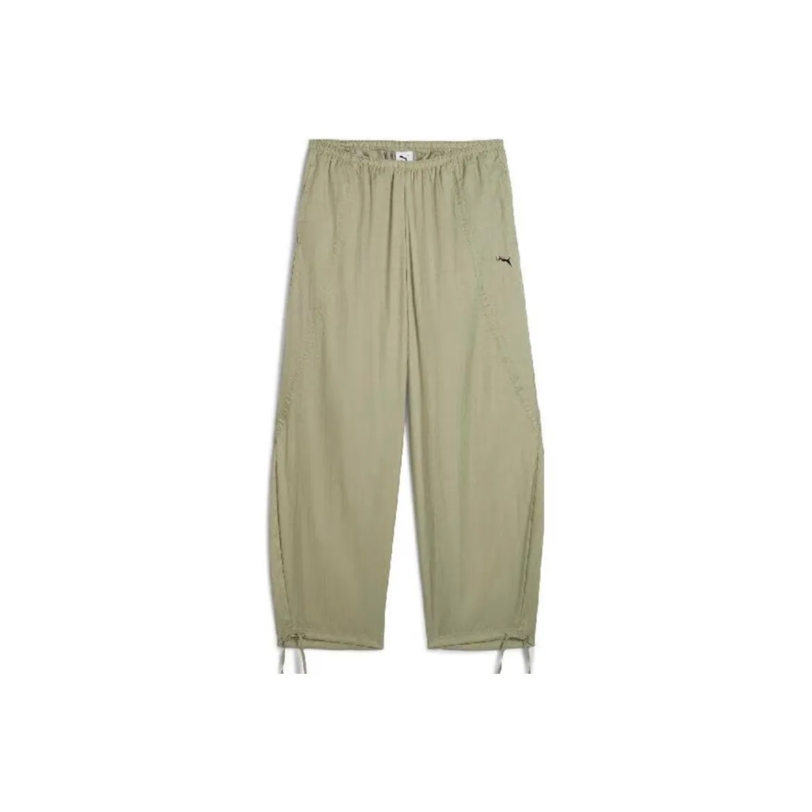 PUMA Оливково-зеленые Женские Повседневные Брюки