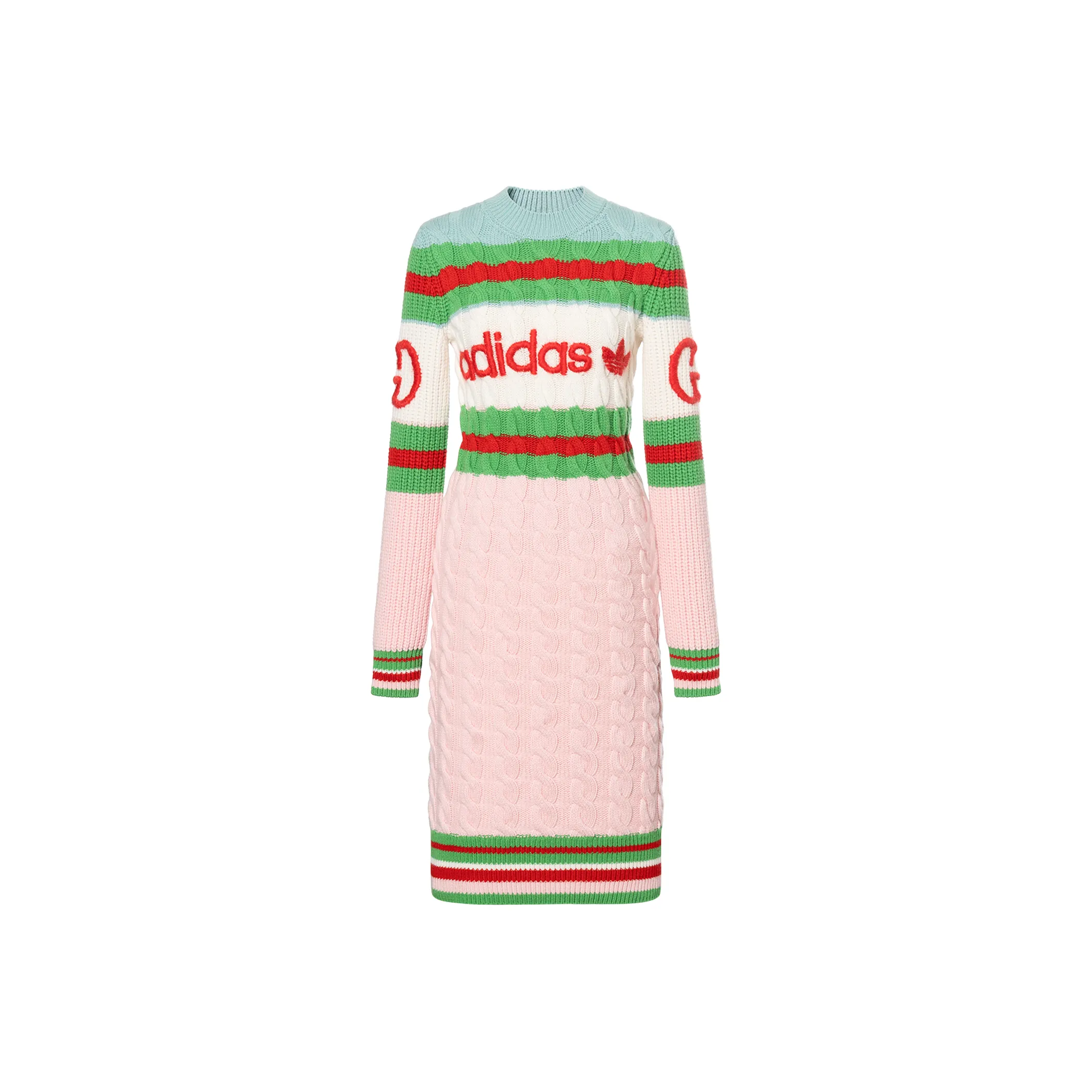 GUCCI x Adidas SS23 Long Sleeved Dresses Women's Pink