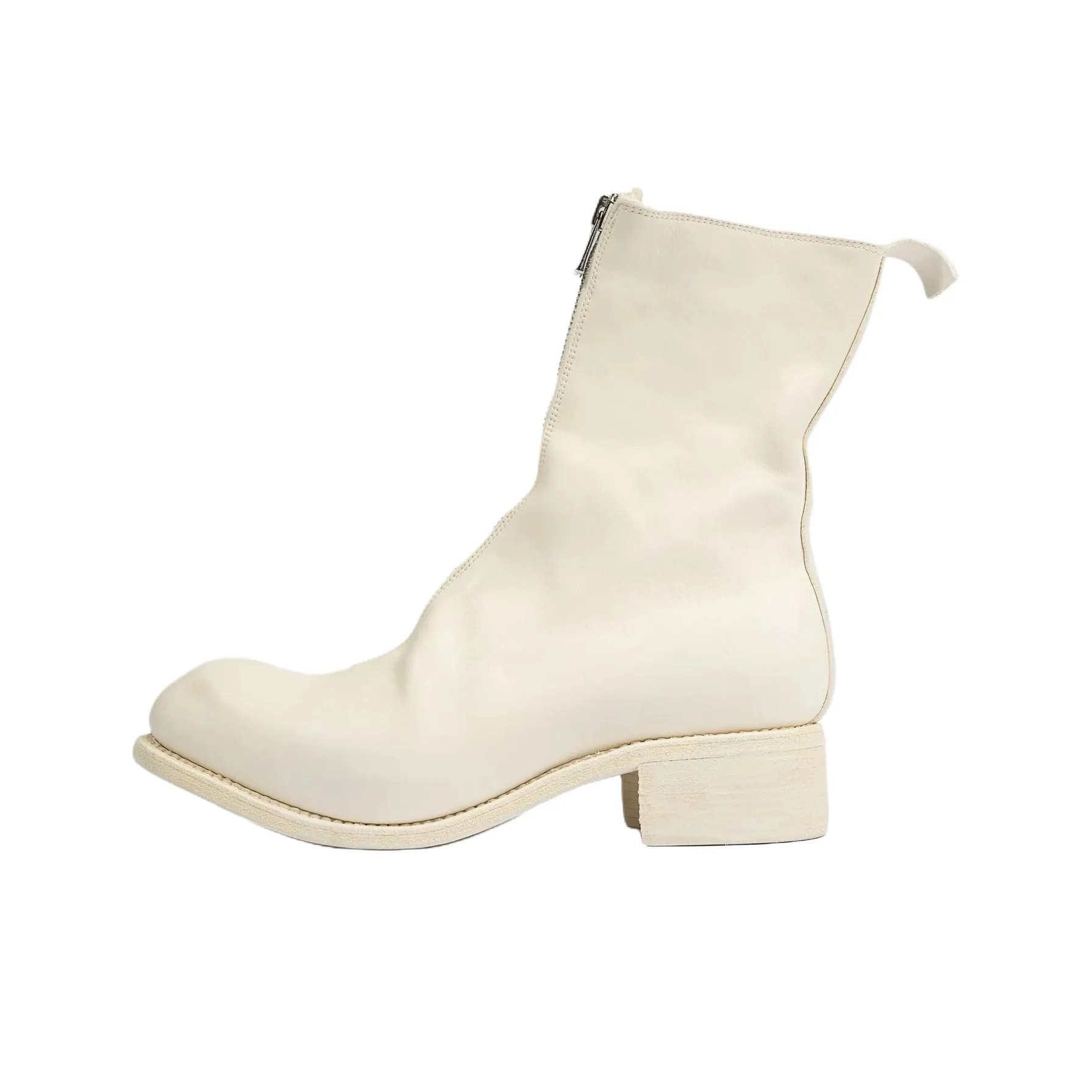 GUIDI Front-zip Ankle Boots