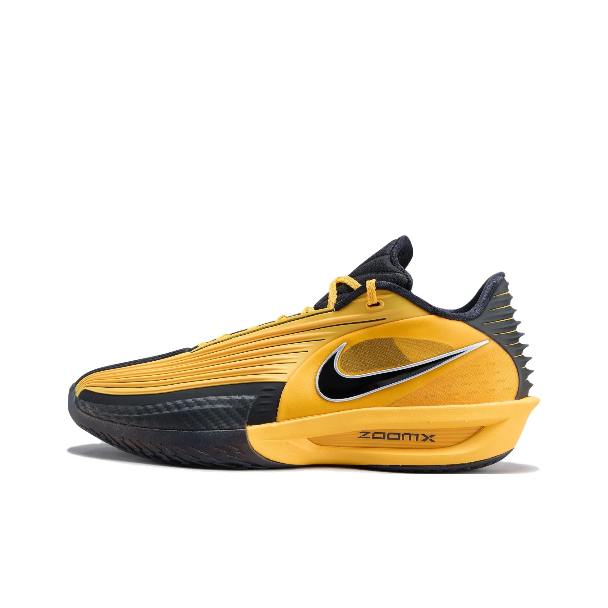 Nike GT Cut 3 Turbo Устойчивые к истиранию низкие баскетбольные кроссовки унисекс желтые