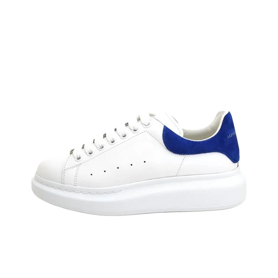 Alexander McQueen Oversized Sneaker Low Top Casual Shoes Men's White Blue