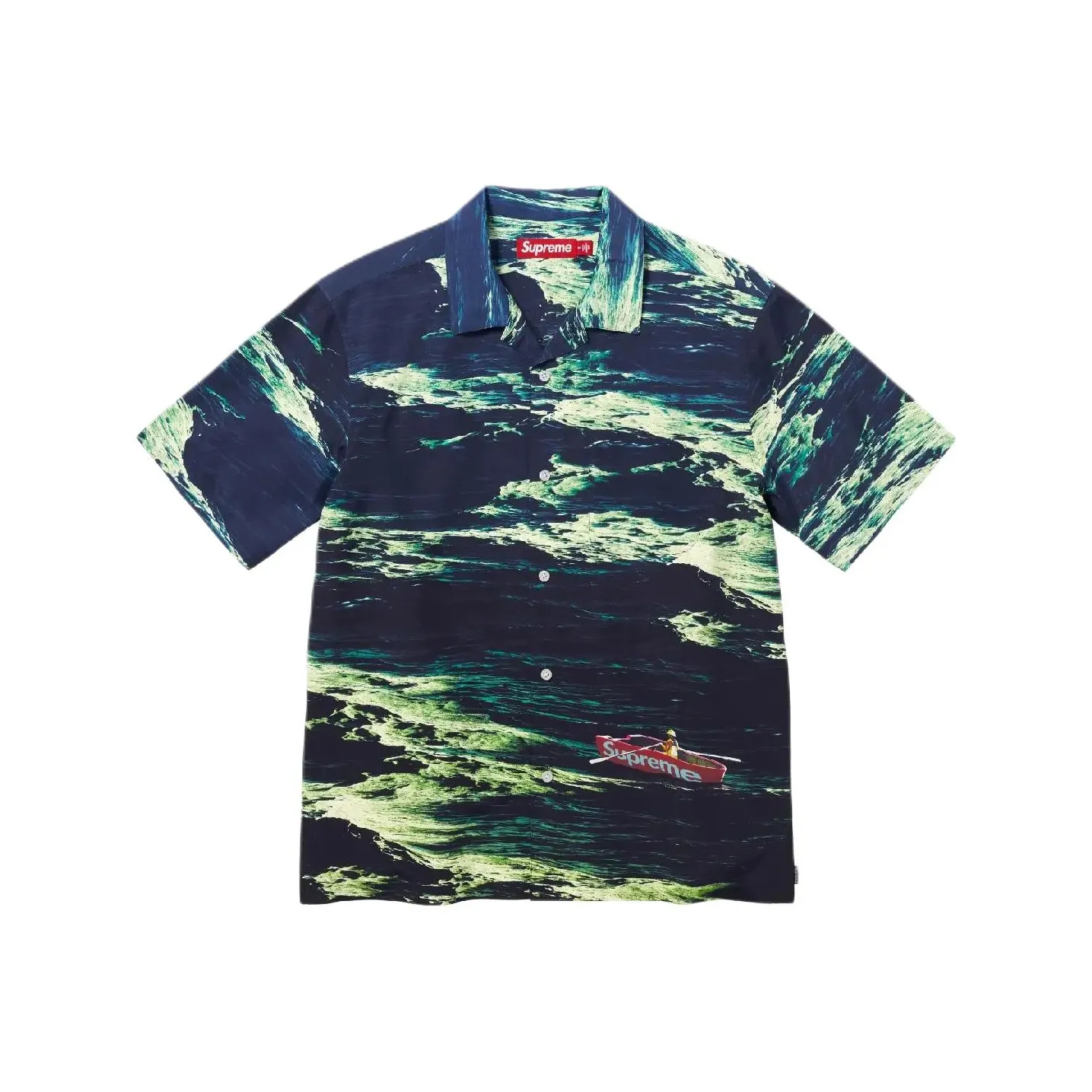 Supreme Зеленый/Зеленый Унисекс Рубашки