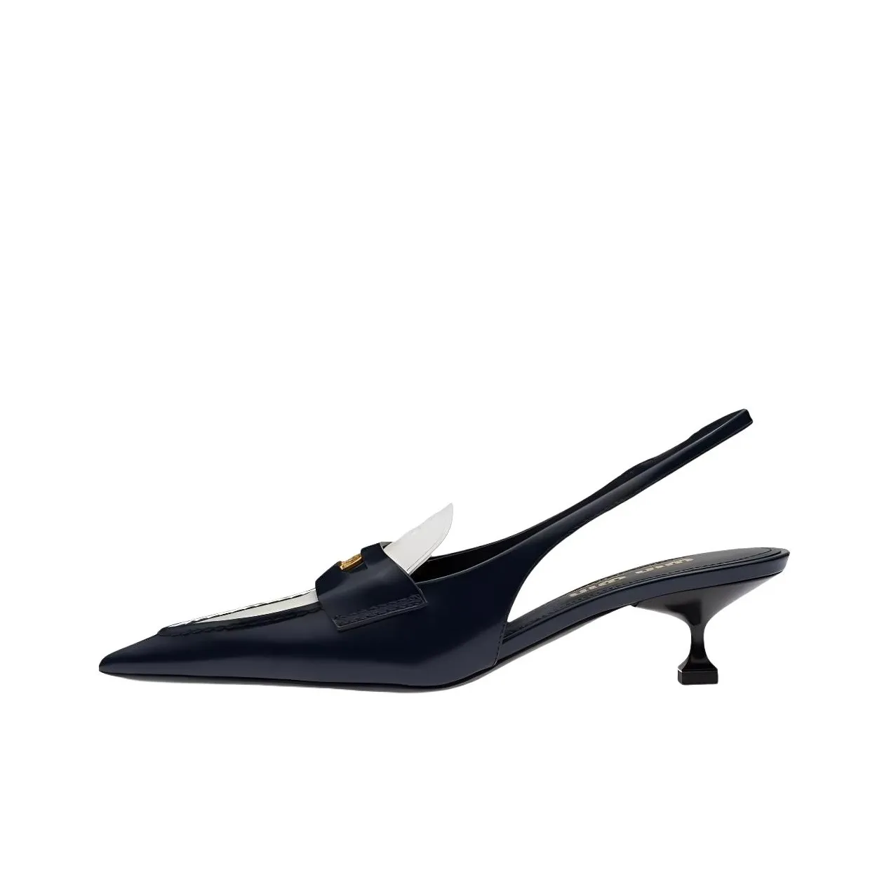 MIU MIU Slim Heel High Heels Women's Blue White