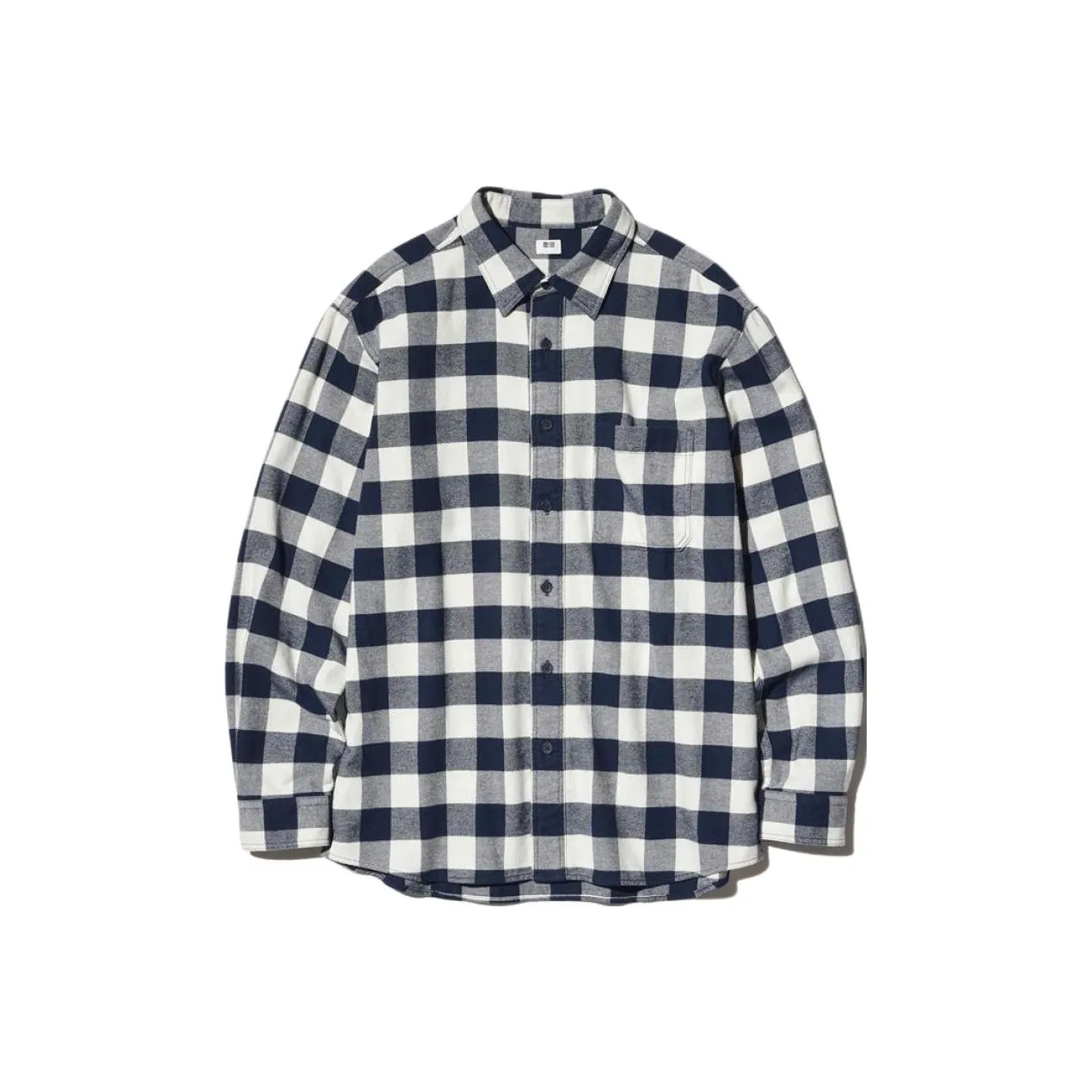 UNIQLO Сливочный Унисекс Рубашки