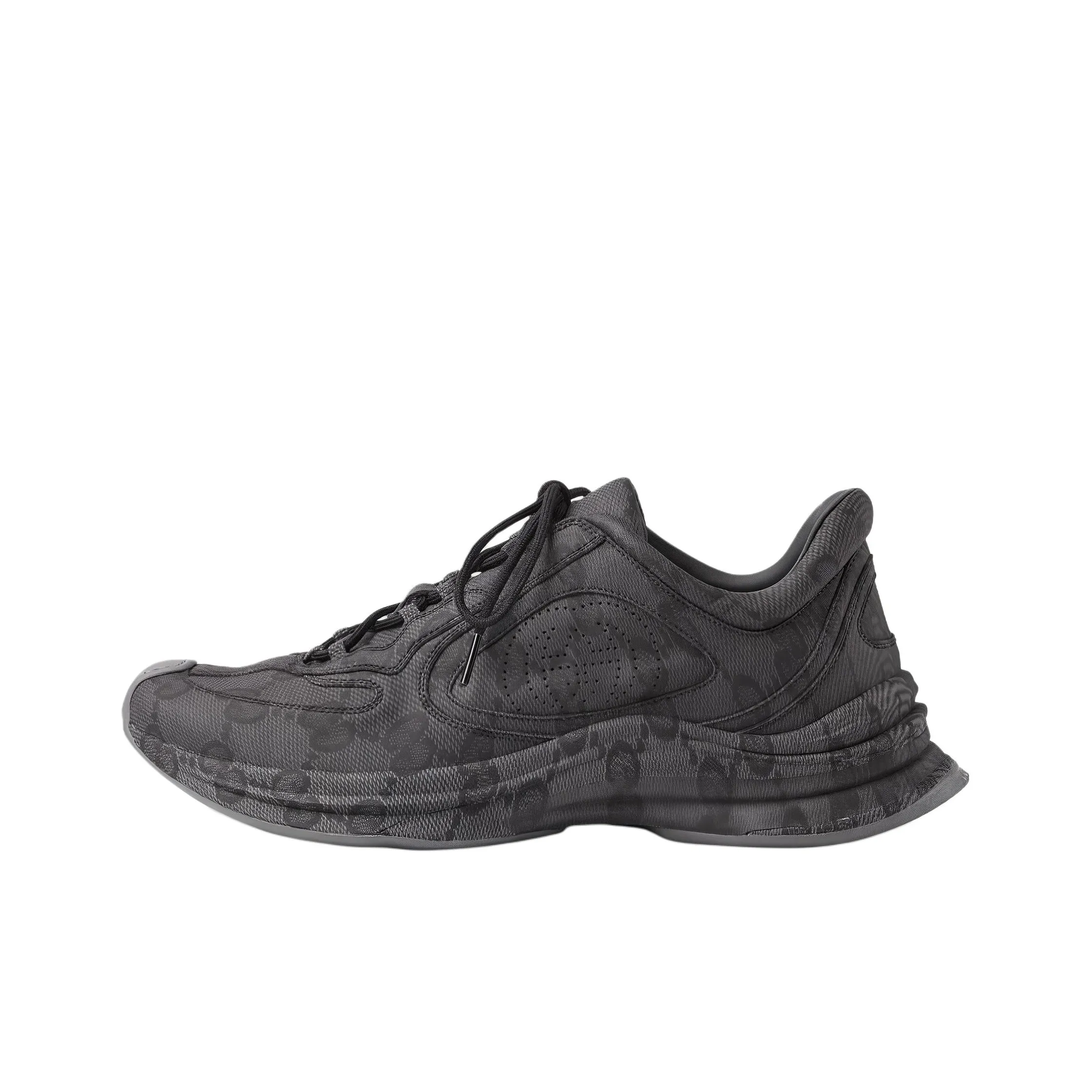 GUCCI Run Sneaker 'GG Water Transfer Print Black'
