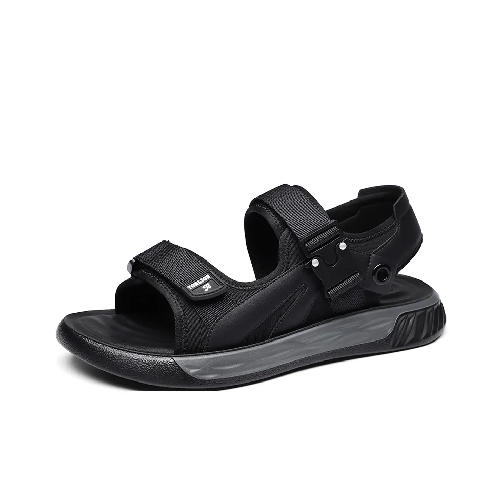 Tonlion Пляжные сандалии Мужские Черные