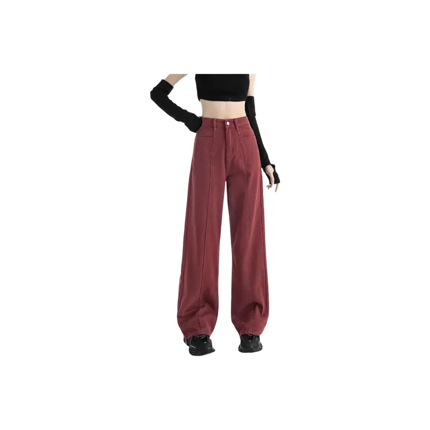 AFGGD Бургундский Женские Джинсы