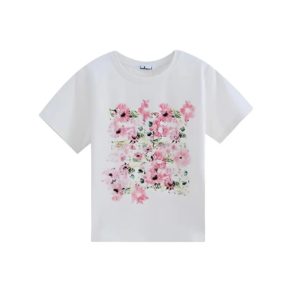 Leather Cat Белые Женские Рубашки T