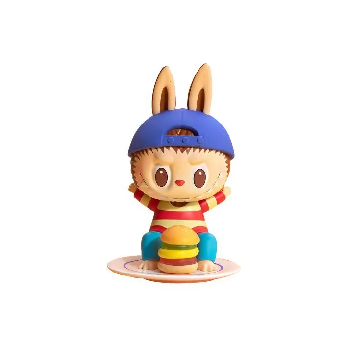 POP MART ZIMOMO Labubu Sweet Burger Blister Packs 9cm