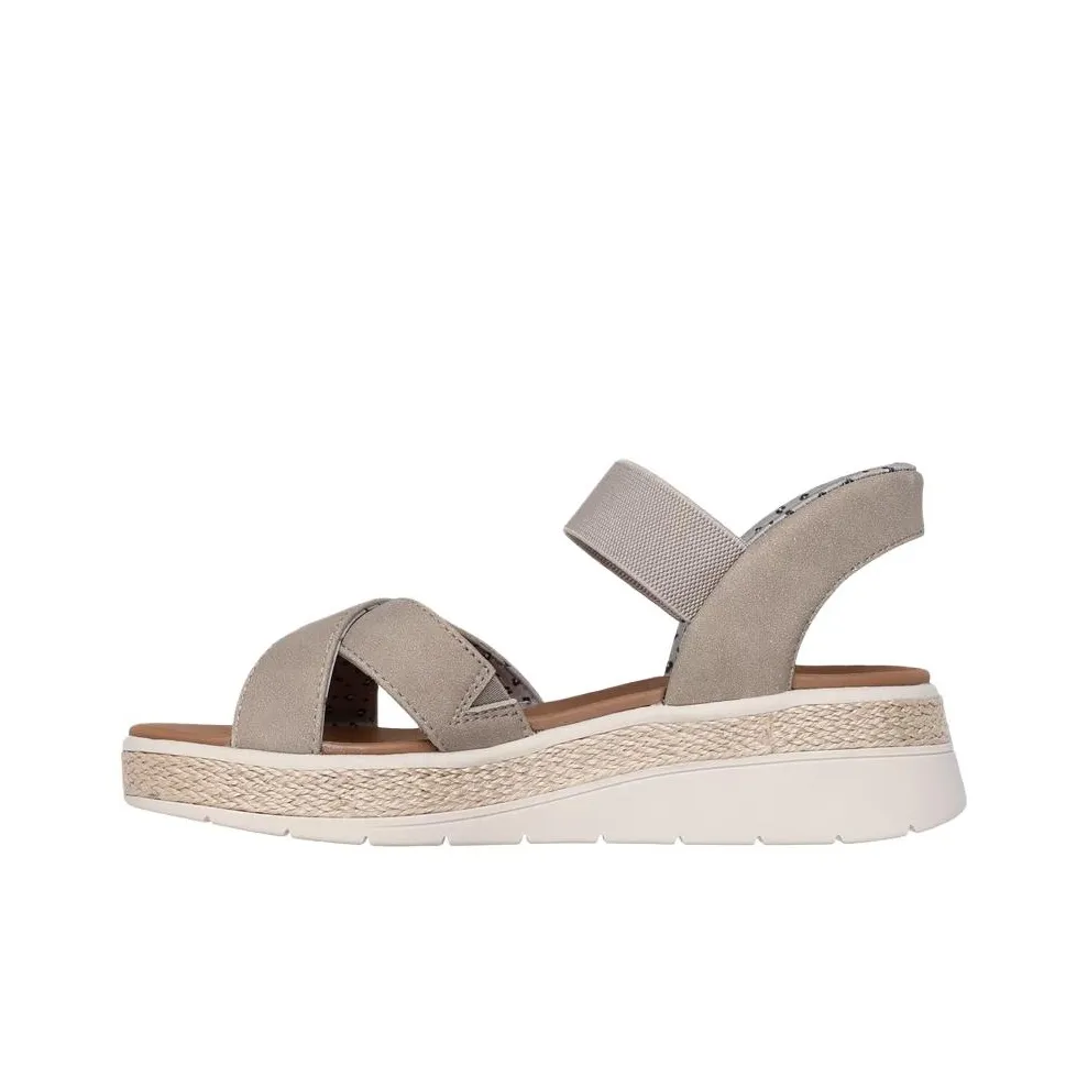 Skechers BOBS Sun Ray Move Over Пляжные сандалии Женские Коричневый