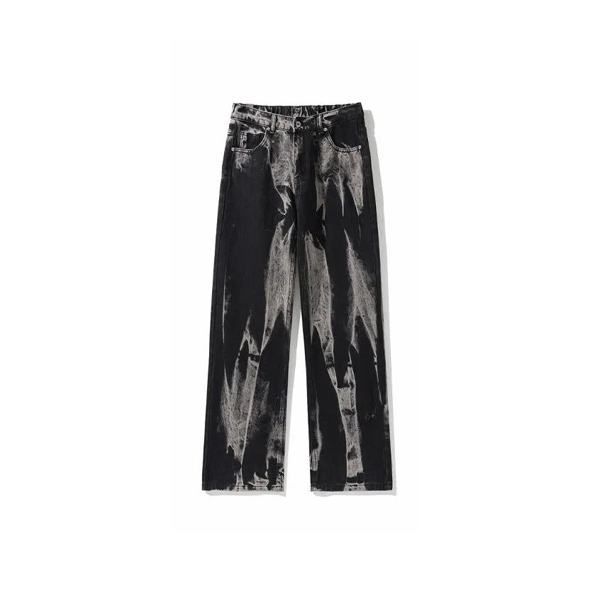 PAINT STAIN Черный Унисекс Джинсы