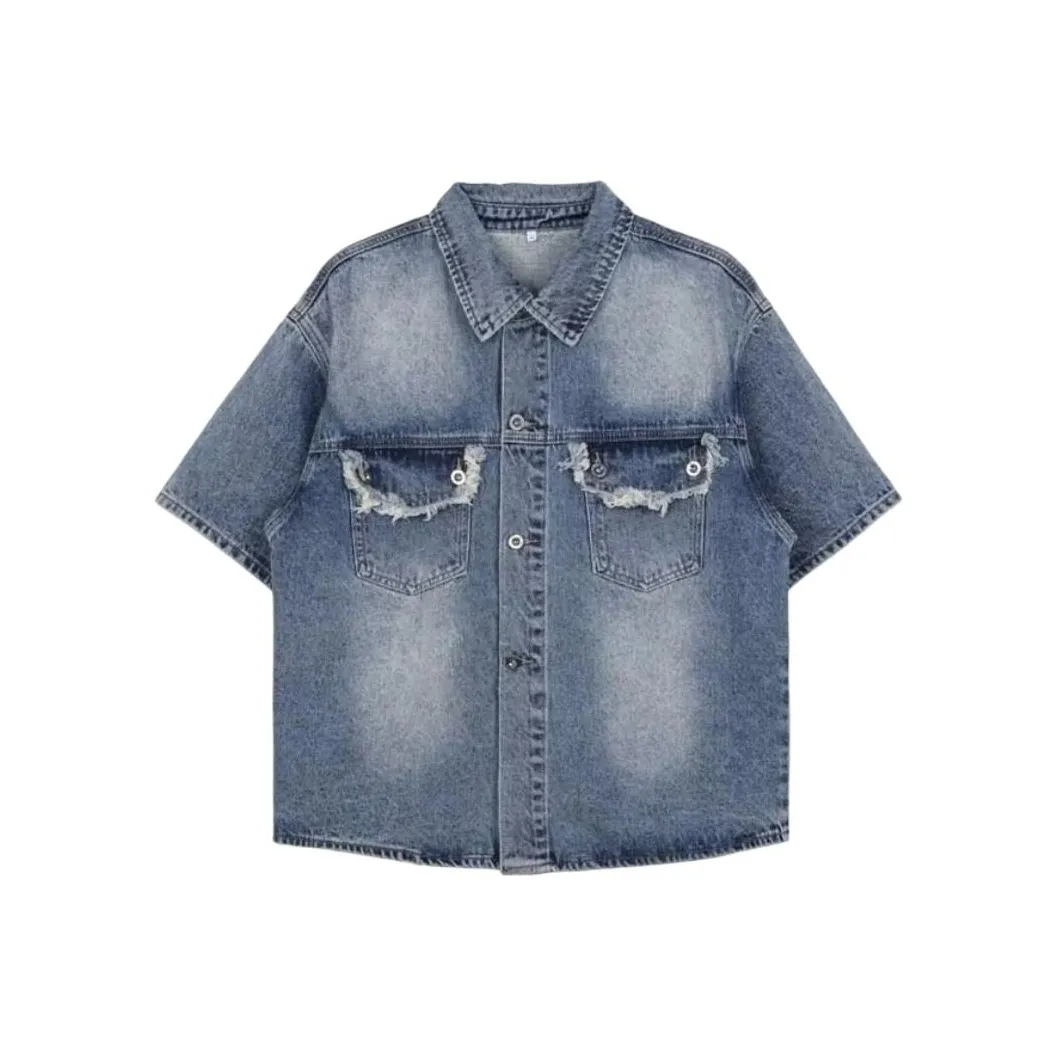 GEOGRE ALEX Синий Мужская Рубашка