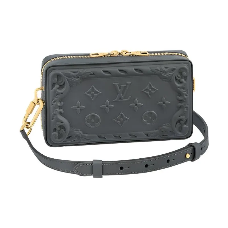 LOUIS VUITTON Soft Trunk Wearable Wallet Dark Shadow Gray