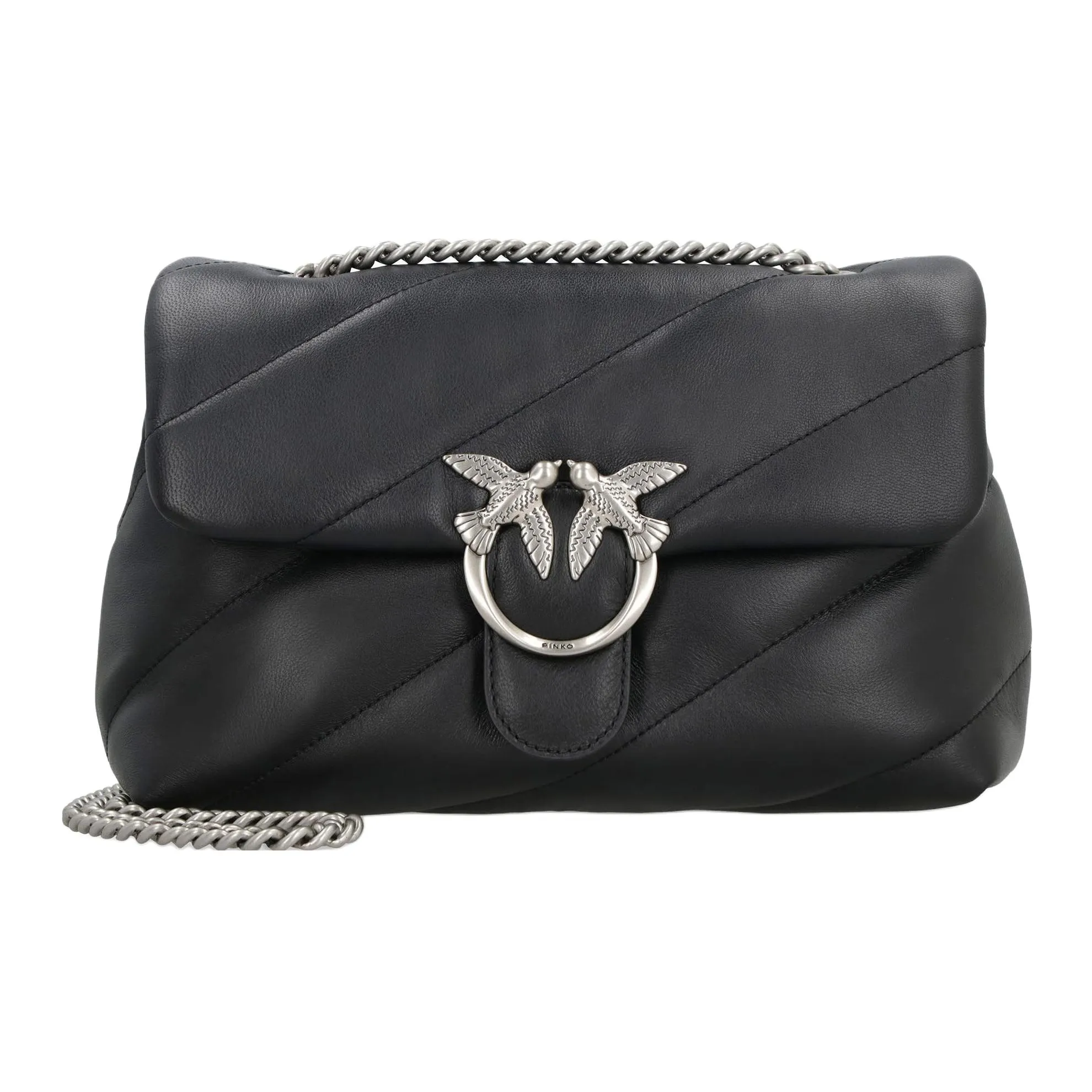 PINKO Овчина Сумка через плечо Сумка на плечо Женская Черная