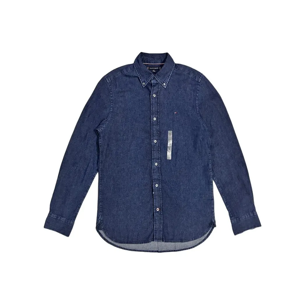 Tommy Hilfiger Мужские Синие Рубашки