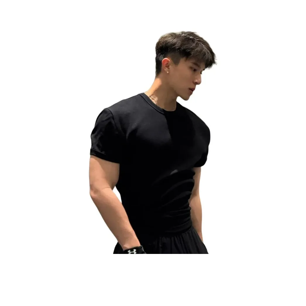 DARK HORSE Модный бренд Американский Фитнес Спорт Полувынос Рукав Унисекс