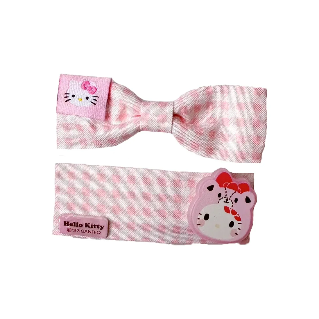 Санрио Hello Kitty Kuroimi Linen Заколки для волос Женские