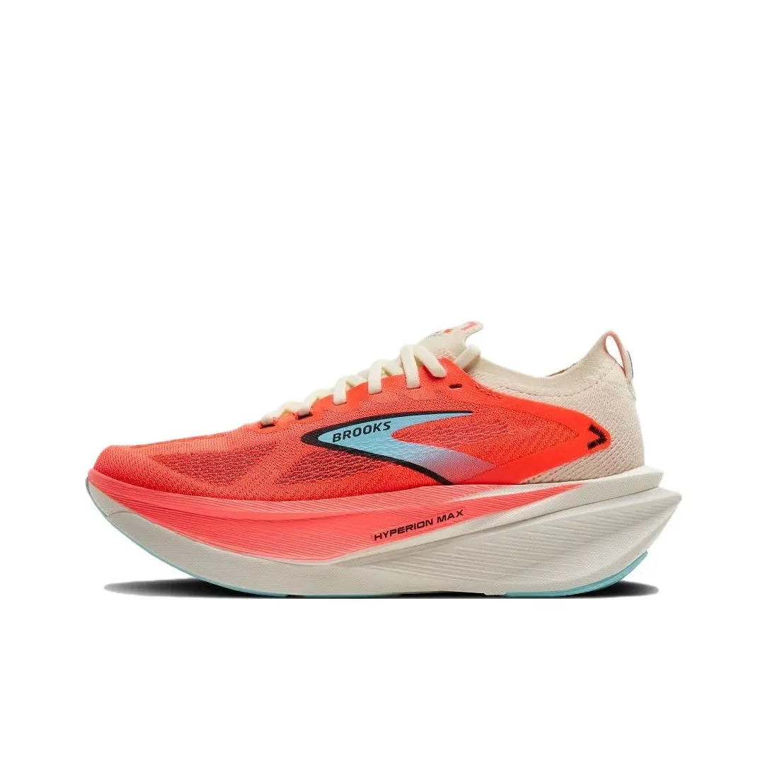 Brooks Устойчивые к истиранию Дышащие Низкие Беговые кроссовки Женские Пламя Красный