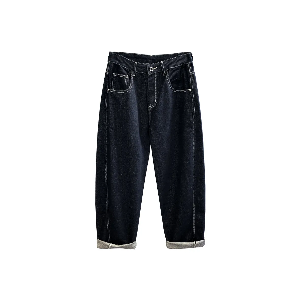 YGQPZHZ 2025 Loose Fit Wide Leg Pants Men's
