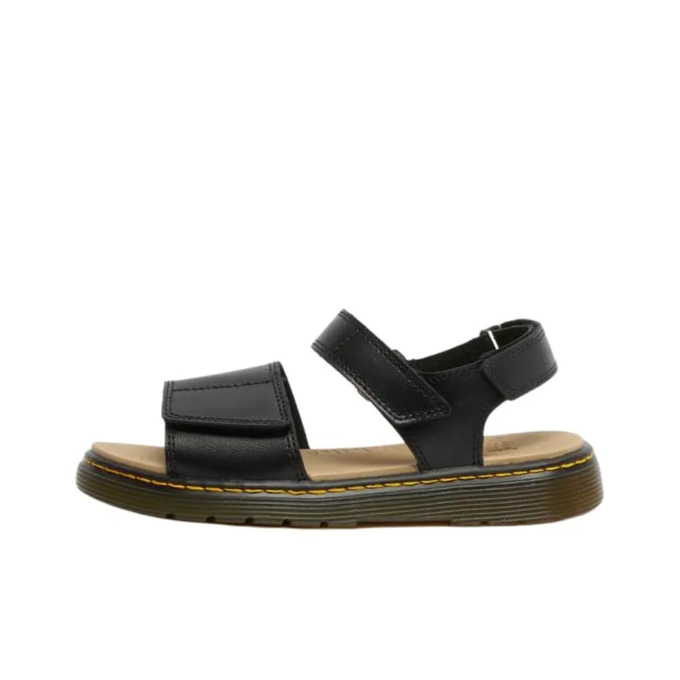 Dr.Martens Устойчивые к истиранию Низкие Детские Сандалии Черные Коричневые