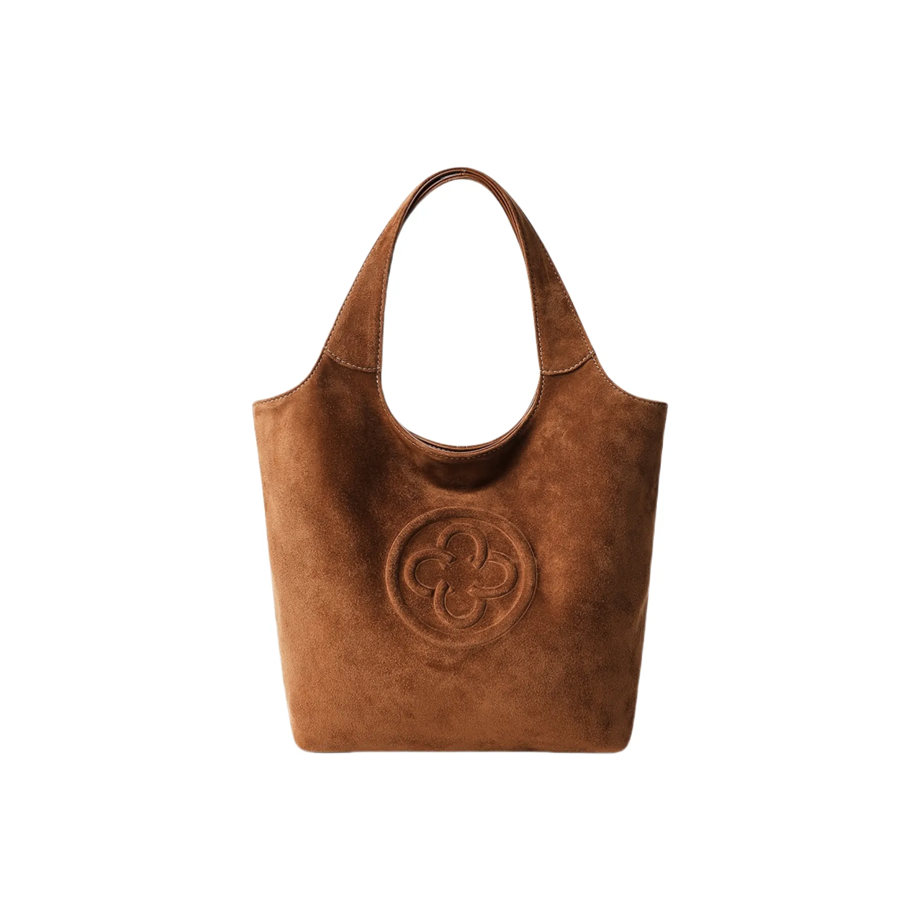 CASSILE Замша Овчина Сумка Маленькая Женская Карамель