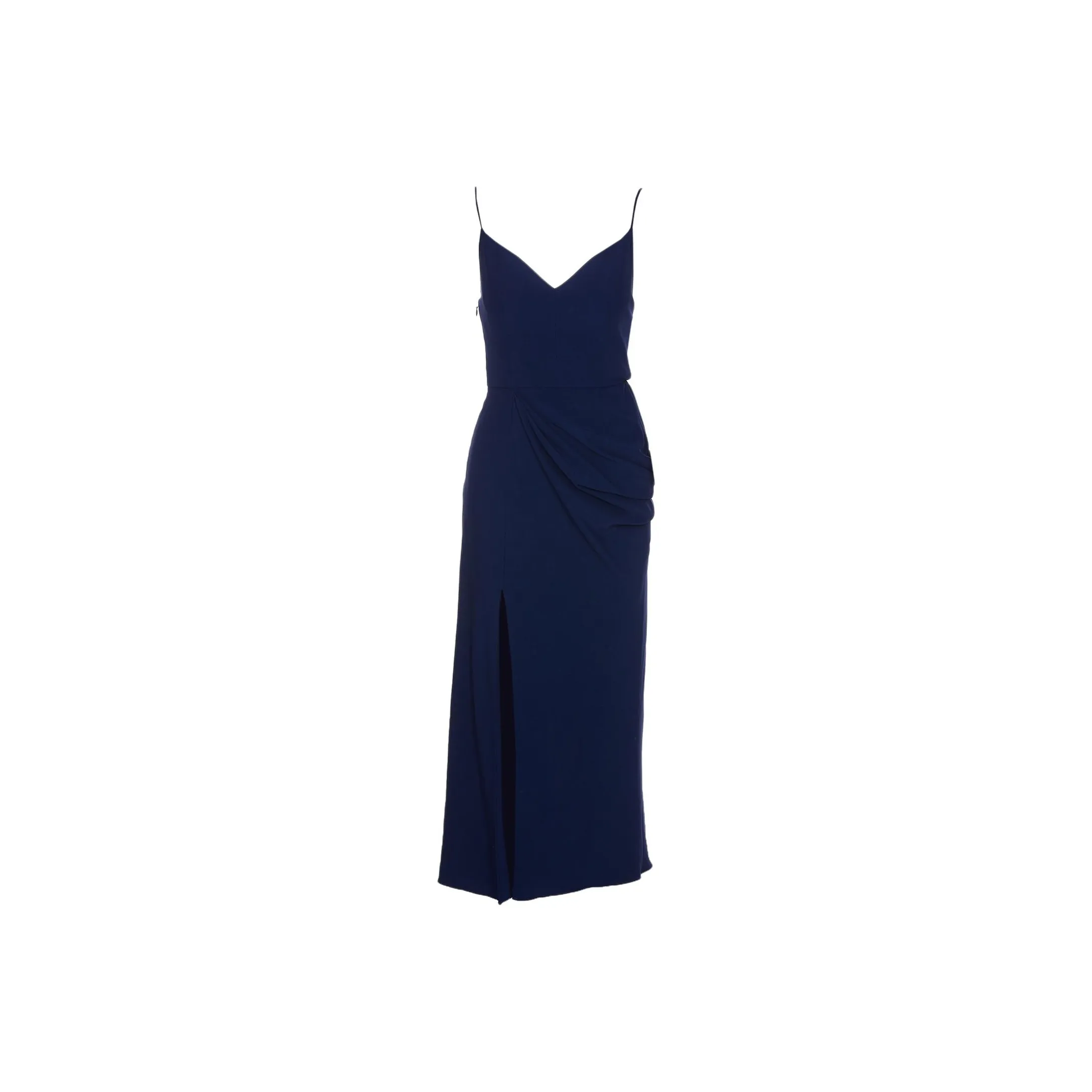 McQ Alexander McQueen V-Neck Spaghetti Strap Midi Dress