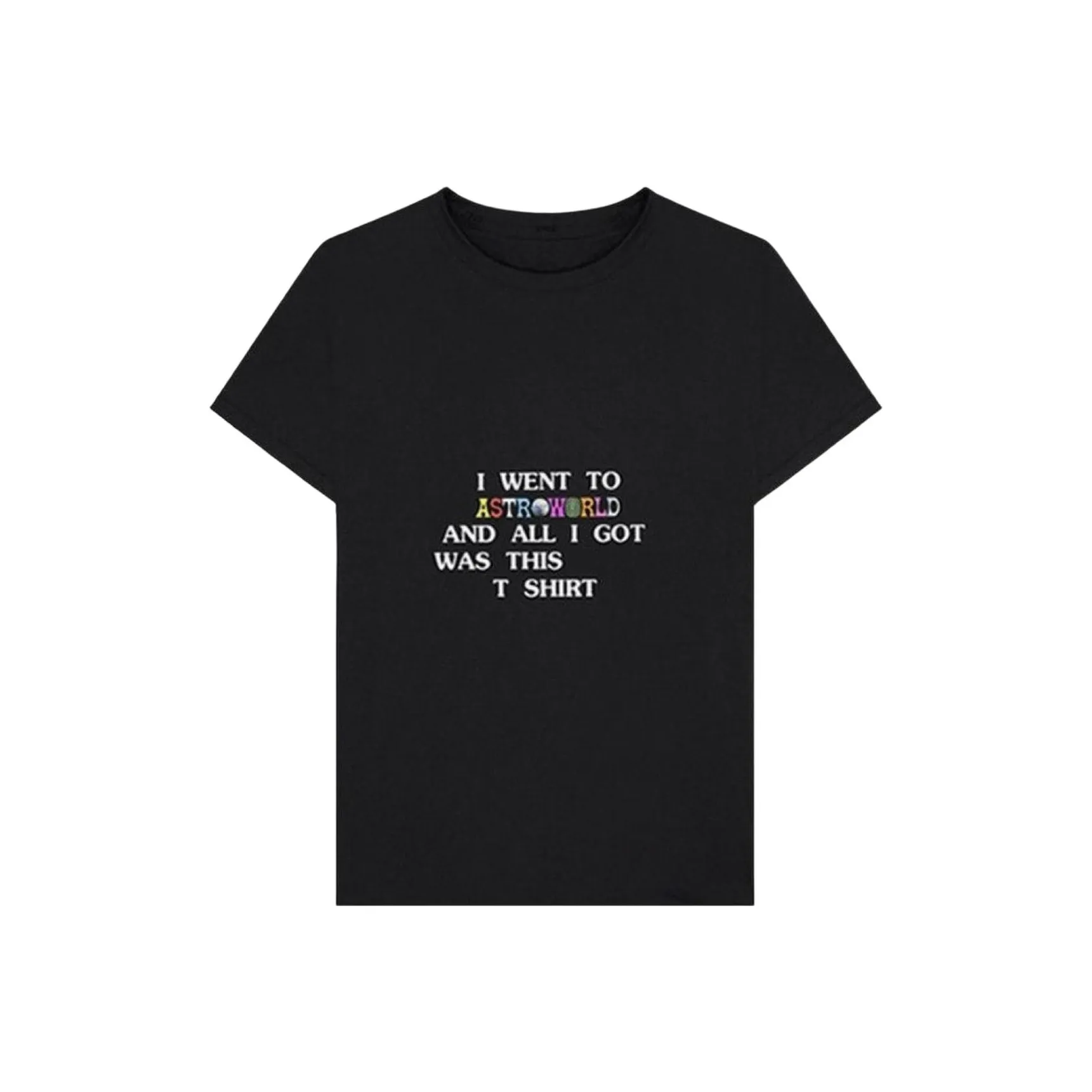 Travis Scott Черная Унисекс Футболка