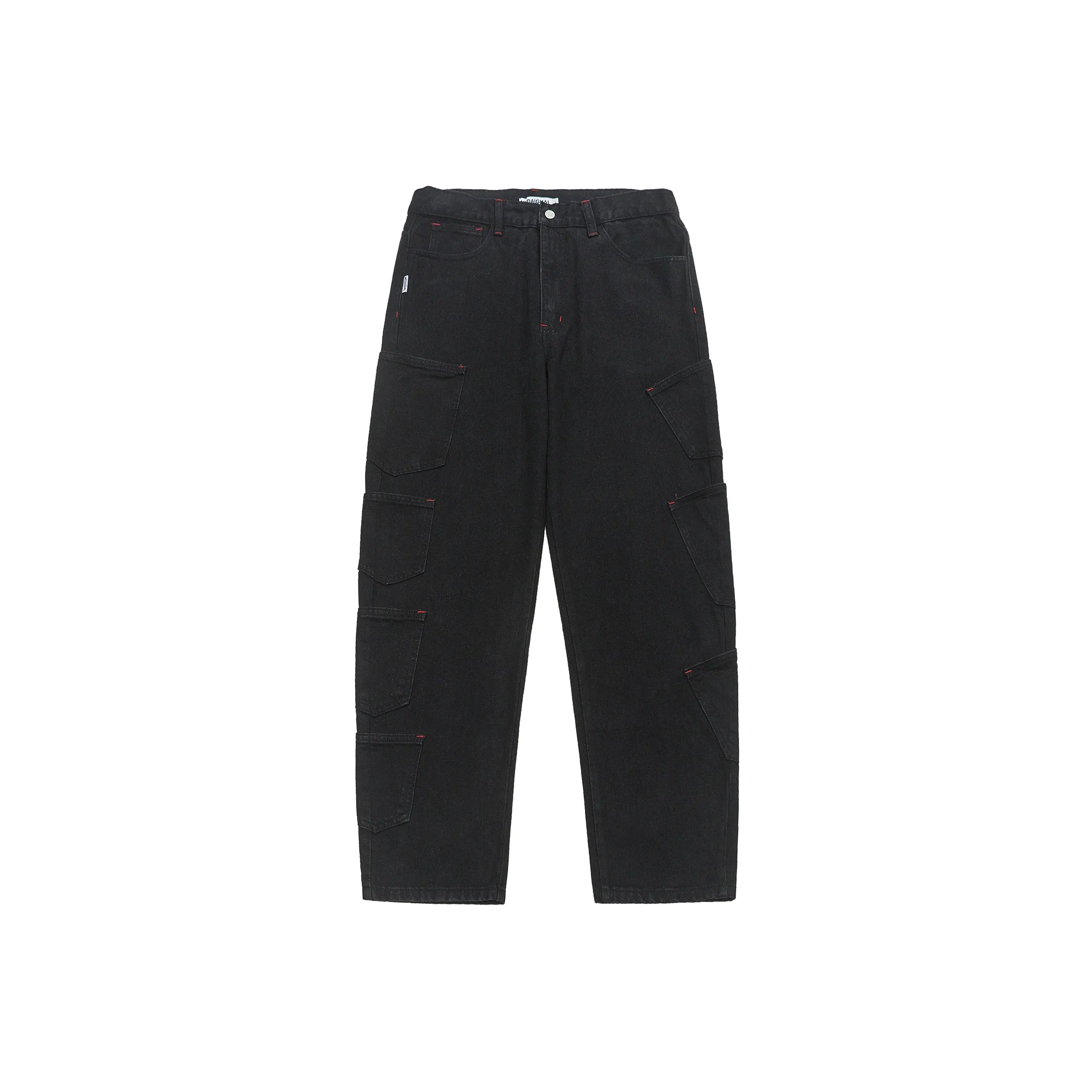 ME DA IGUAL Черные Унисекс Джинсы