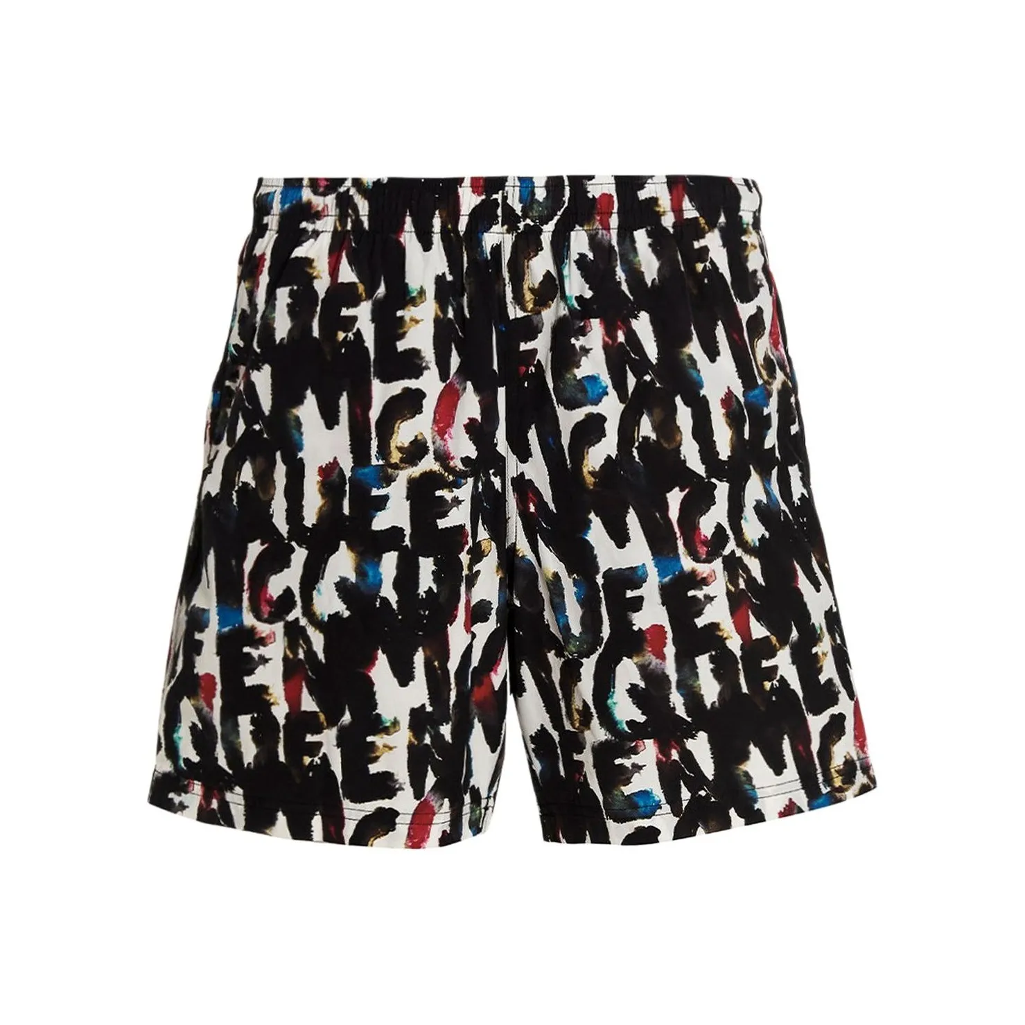 Alexander McQueen Watercolour Graffiti Swim Shorts