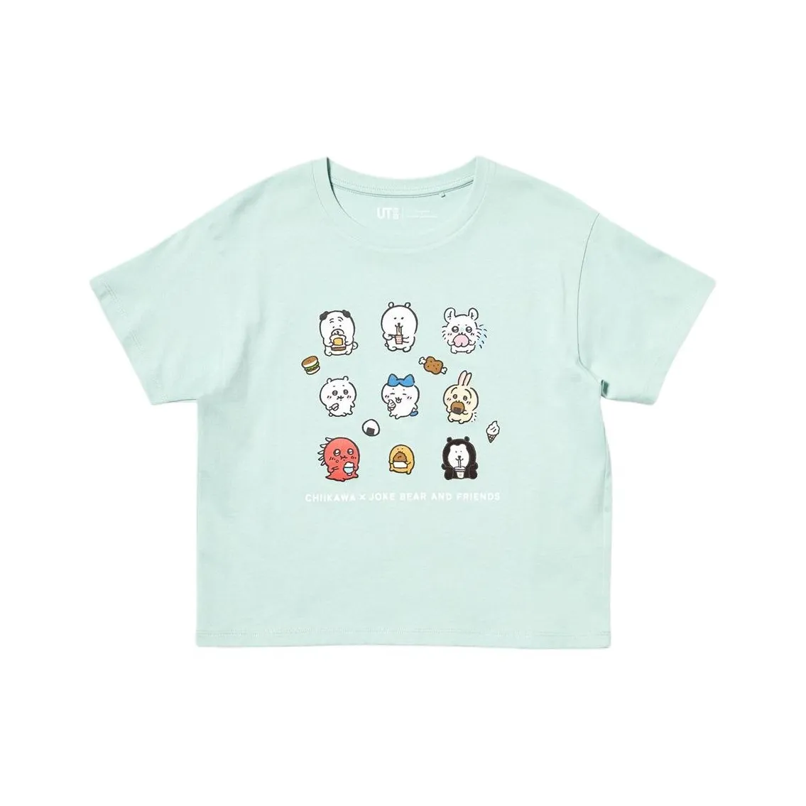 UNIQLO Chiikawa X Joke Bear and Friends Collaboration T-рубашка SS25 Дети 3-7 лет