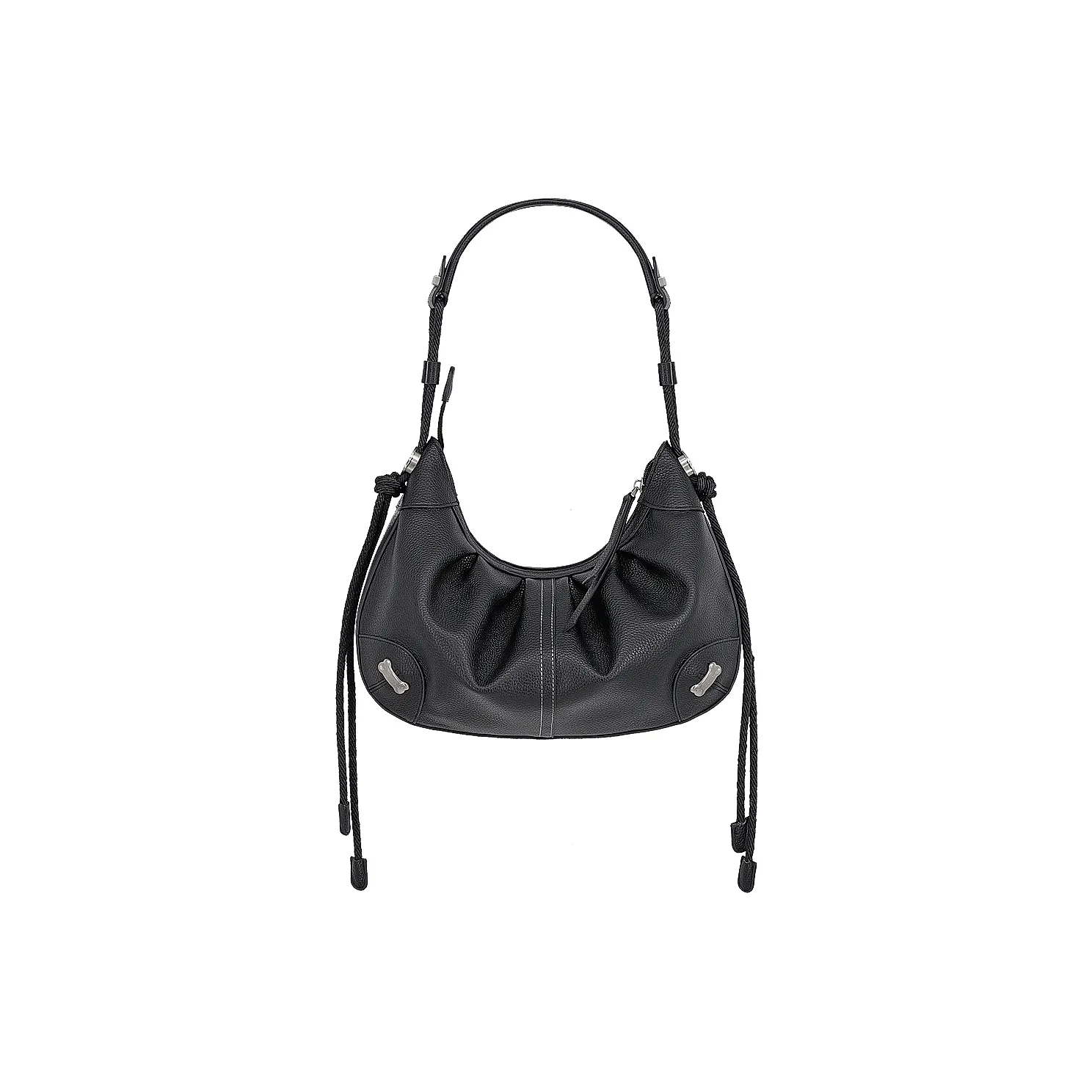 DAQUANWUMA 2025 Дизайнерский бренд сумка-пельмень премиум через плечо среднего размера женская темно-черная вороний